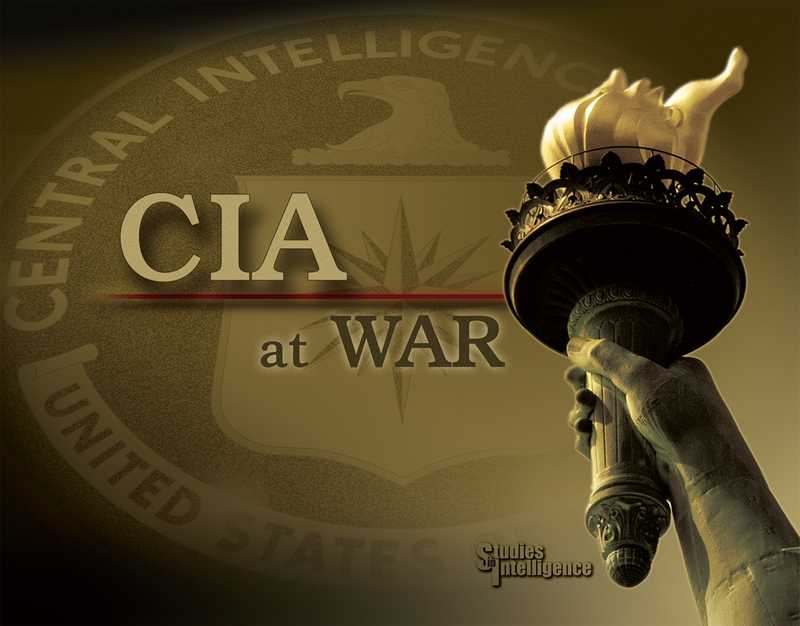 Gold cover of CIA at War.