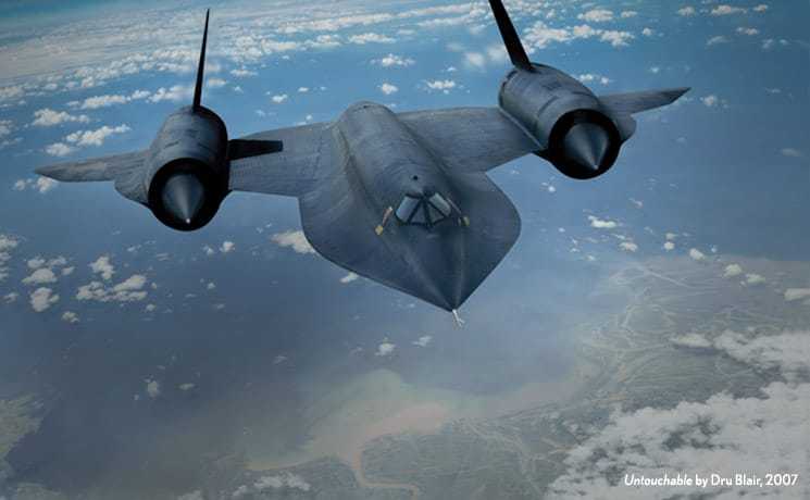 Image of the A-12 plane.