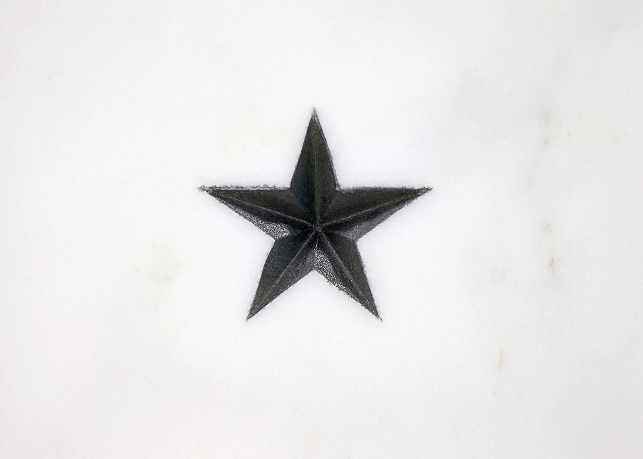a star from the cia memorial wall