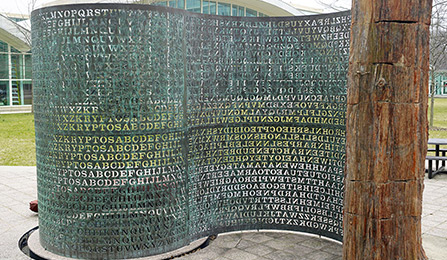 "KRYPTOS" Sculpture