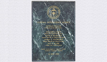 New Headquarters Commemorative Plaque