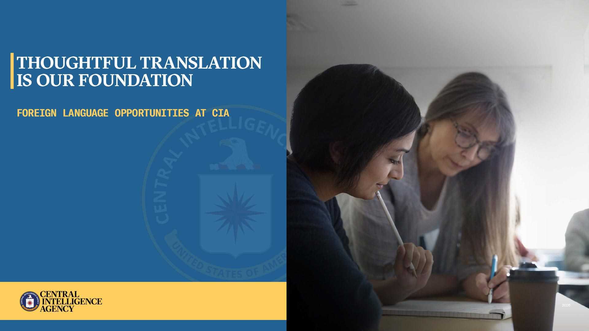 Language Brochure Cover