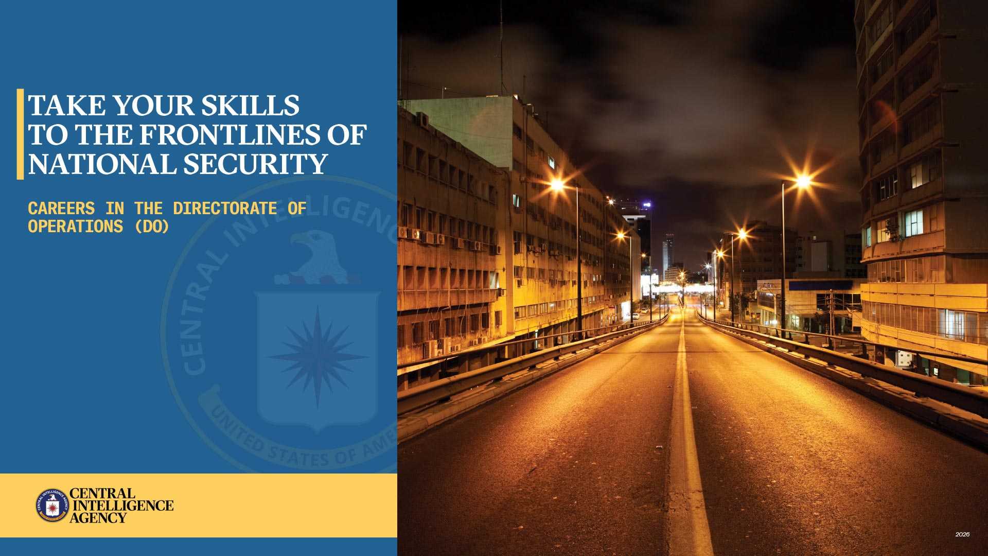 Directorate of Operations Brochure Cover