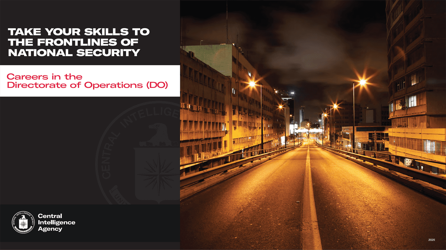 Directorate of Operations Brochure Cover