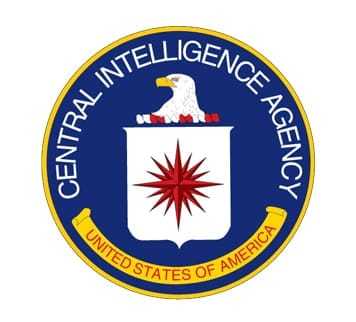 The CIA seal, displaying an eagle above a compass rose.