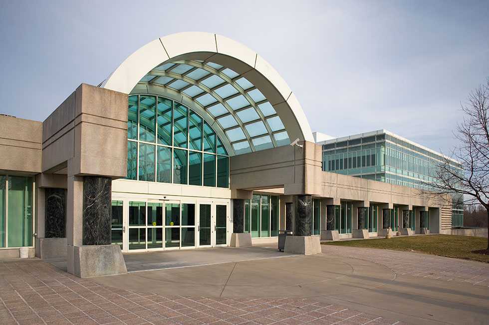 A view of the CIA New Headquarters Building in the daytime.