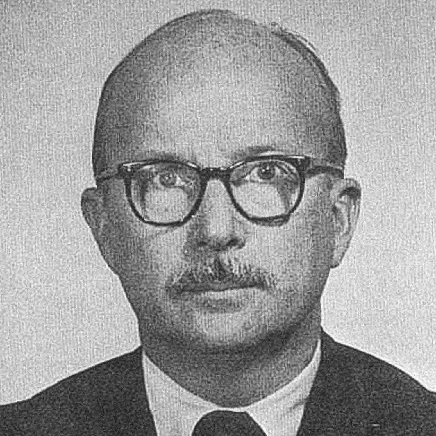 A black and white headshot of Richard S. Welch.