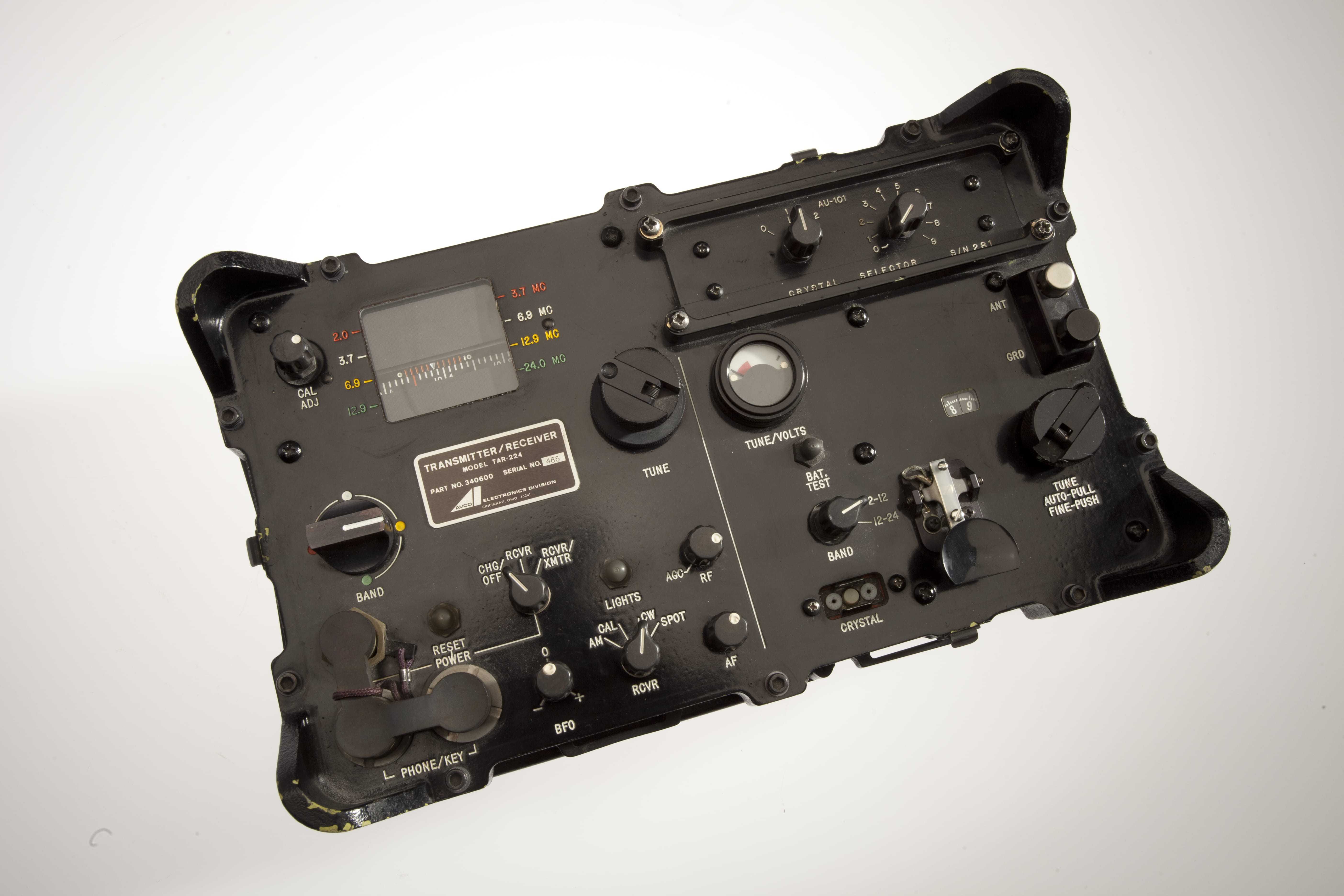 A black box with dials and knobs.