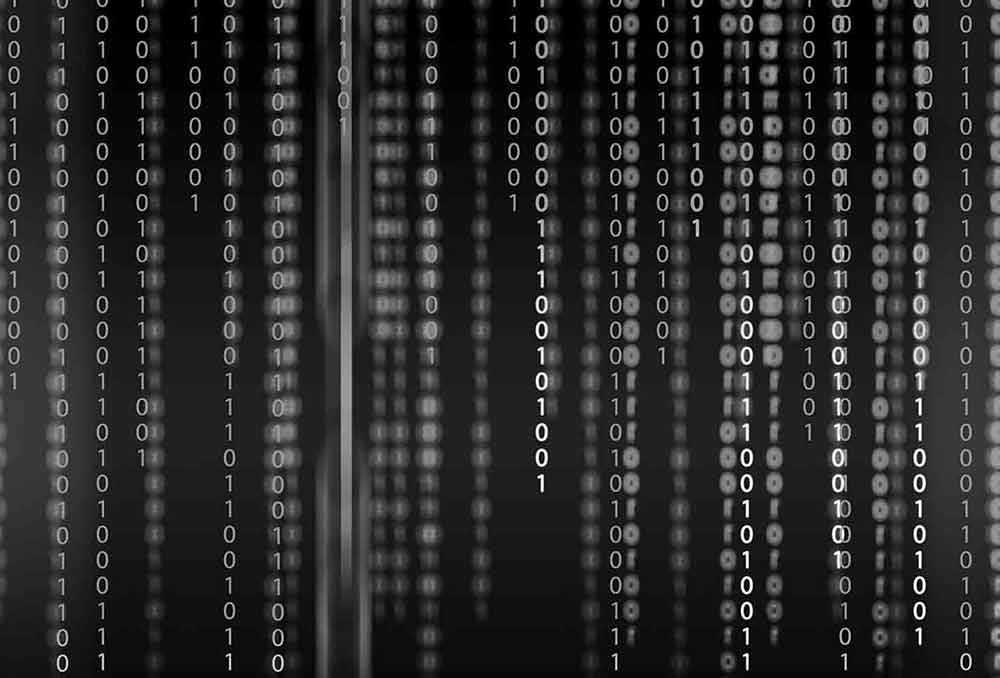 Technology ones and zeros