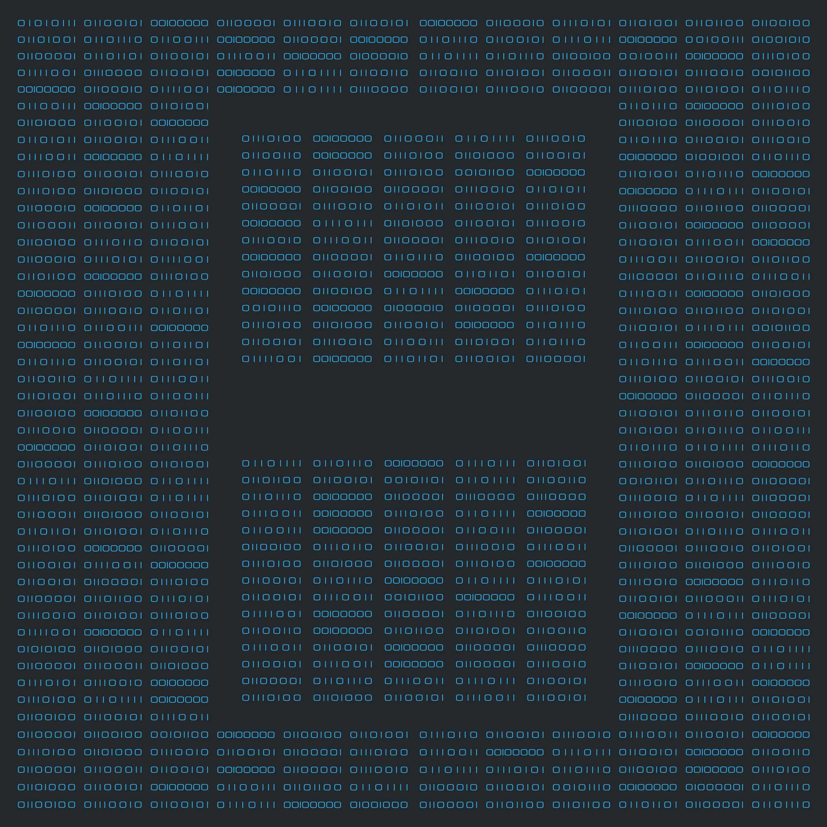 binary code ceiling