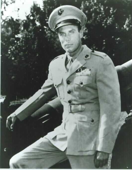 A black and white photo of Peter Ortiz in a military uniform.