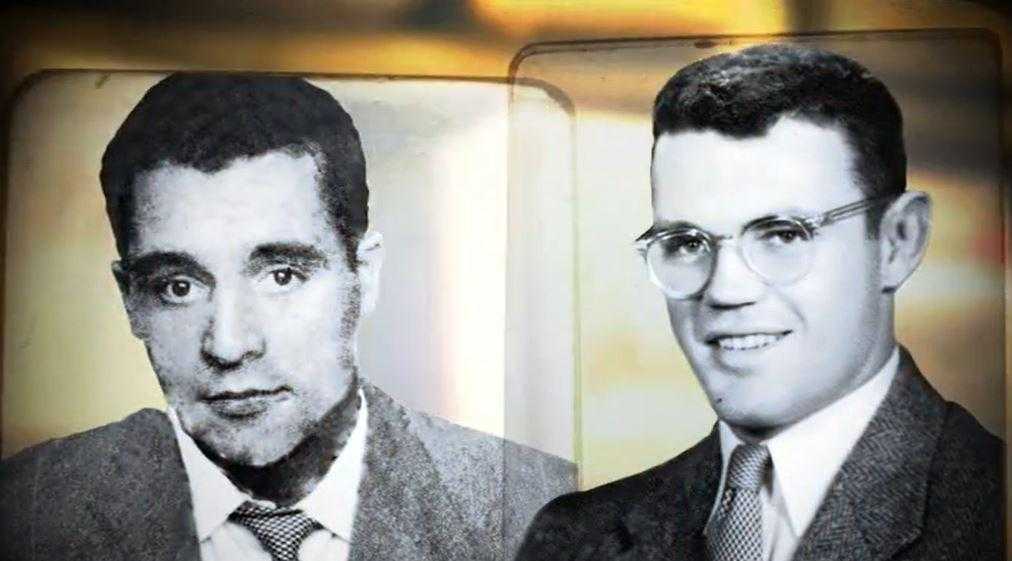 Side-by-side photos of Richard Fecteau and John Downey