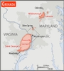<p>twice the size of Washington, DC</p>