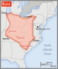 <p>five times the size of Ohio; slightly more than twice the size of Nevada</p>