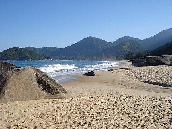 Trinidade Beach at Paraty, Rio de Janeiro state.