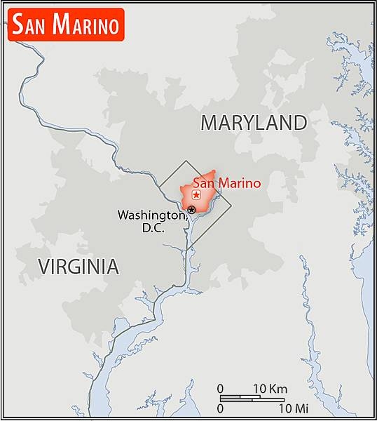 Area comparison map