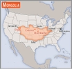 <p>slightly smaller than Alaska; more than twice the size of Texas</p>
