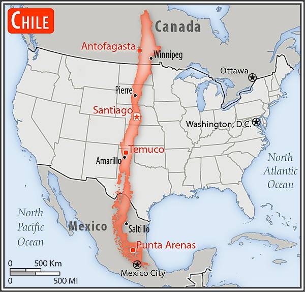 Area comparison map