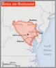 <p>slightly smaller than West Virginia</p>
