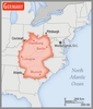 <p>three times the size of Pennsylvania; slightly smaller than Montana</p>