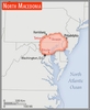 <p>slightly larger than Vermont; almost four times the size of Delaware</p>