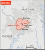 <p>2.5 times the size of Washington, DC</p>