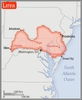 <p>slightly larger than West Virginia</p>