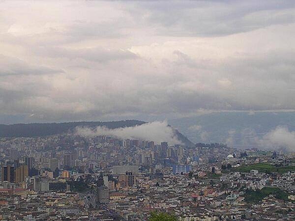 A view of the capital of Ecuador - San Francisco de Quito or Quito for short - which is the country&apos;s second most populous city (after Guayaquil) and one of the highest capitals in South America. It is also the headquarters of the Union of South American Nations. Quito&apos;s old city has been declared a world heritage site.