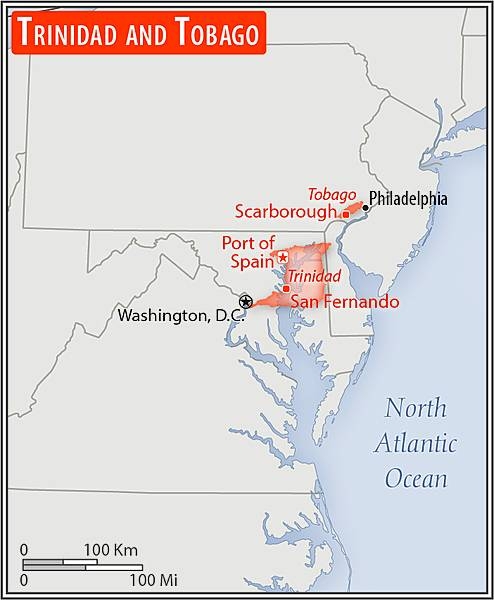 Area comparison map