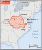 <p>twice the size of Pennsylvania; slightly smaller than Oregon</p>