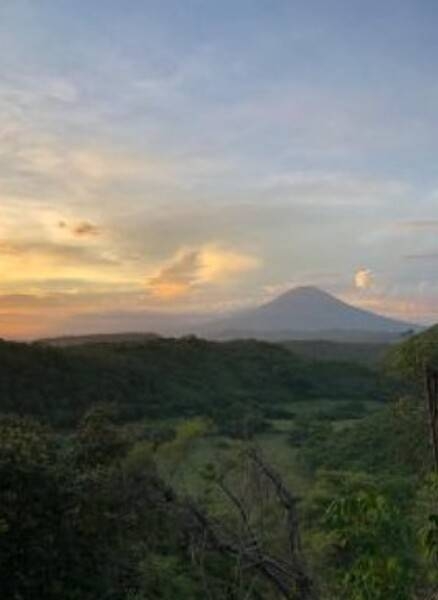 Santa Ana (Ilamatepec) volcano is a stratovolcano about 45 km west of San Salvador city. It is El Salvador's highest volcano at 2,381 m (7,812 ft) and one of its most active. The broad summit of Santa Ana has a beautiful array of concentric craters with crescent-shaped rims.