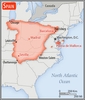 <p>almost five times the size of Kentucky; slightly more than twice the size of Oregon</p>