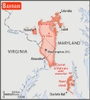 <p>3.5 times the size of Washington, DC</p>