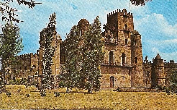 The Royal Enclosure or Fasil Ghebbi (Fasil’s Enclosure) is the remains of a fortress city in Gondar. Founded in the 17th century by Emperor Fasilides (Fasil), it was the home of Ethiopia's emperors. Its unique architecture shows diverse influences including Arab, Hindu, Nubian, and Baroque. The site was inscribed as a UNESCO World Heritage Site in 1979.