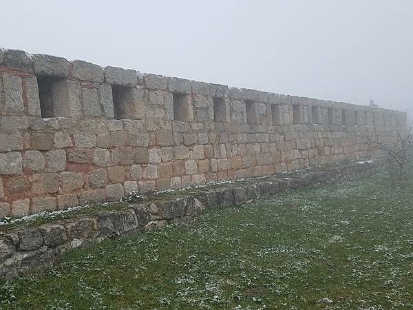 Wall of the Belogradchik Fortress in the rocks near Vidin.