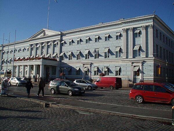 Erected in 1833, the City Hall on Market Square in Helsinki was formerly a hotel.