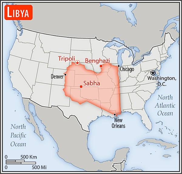 Area comparison map