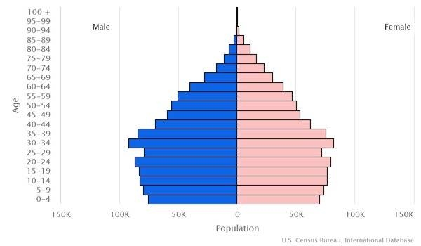 2022 population pyramid