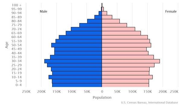 2022 population pyramid