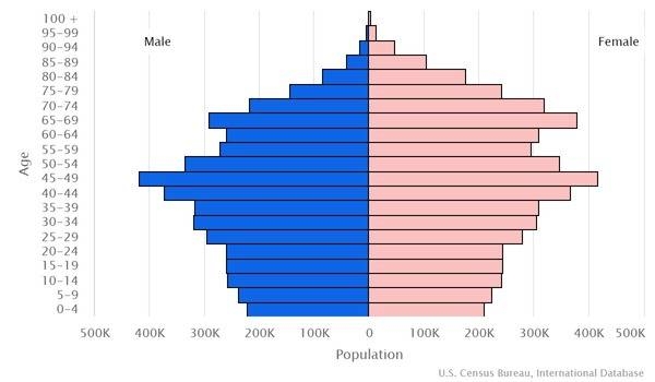 2022 population pyramid