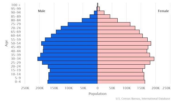 2022 population pyramid