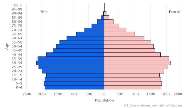 2022 population pyramid