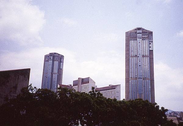The Twin Towers of Parque Central, the 60-story skyscrapers that for decades have been architectural icons of Caracas. The West Tower opened in 1979 and the East Tower in 1983; until 2003 they were the tallest skyscrapers in Latin America.