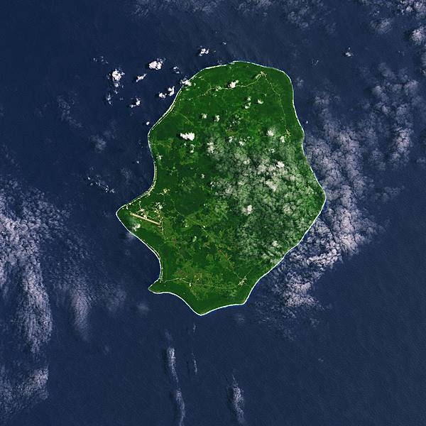A view of the New Zealand island dependency of Niue as seen from the International Space Station. Image courtesy of NASA.