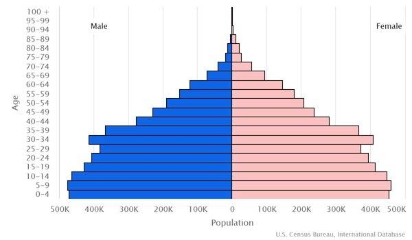 2022 population pyramid