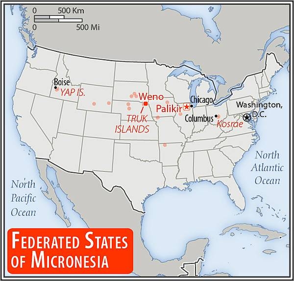 Area comparison map