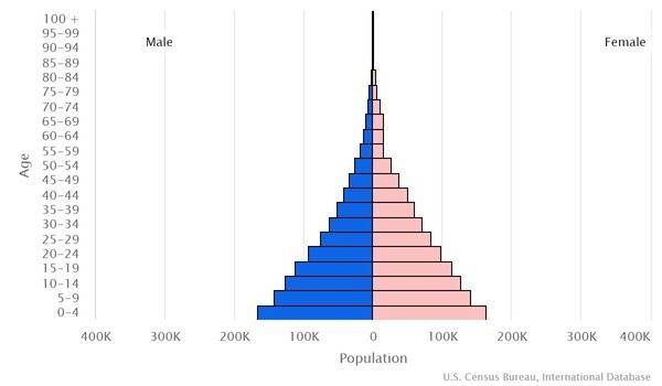 2022 population pyramid