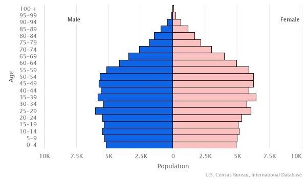 2022 population pyramid