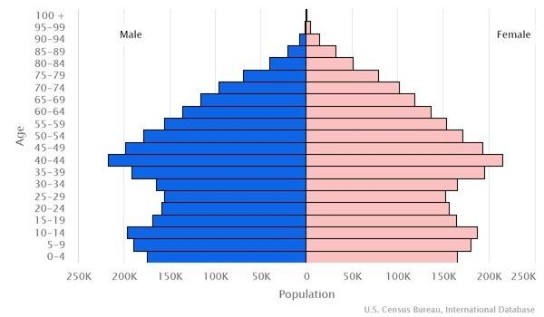 2022 population pyramid