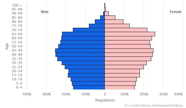 2022 population pyramid